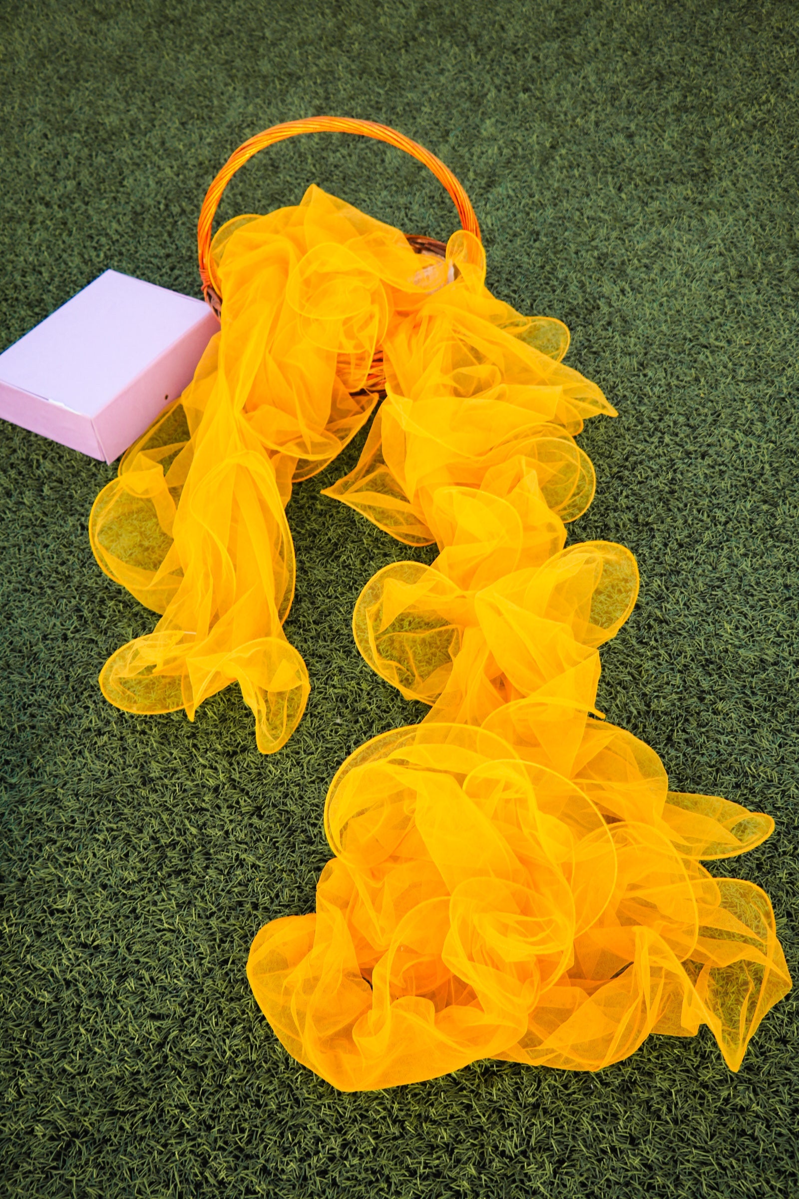 yellow dupatta