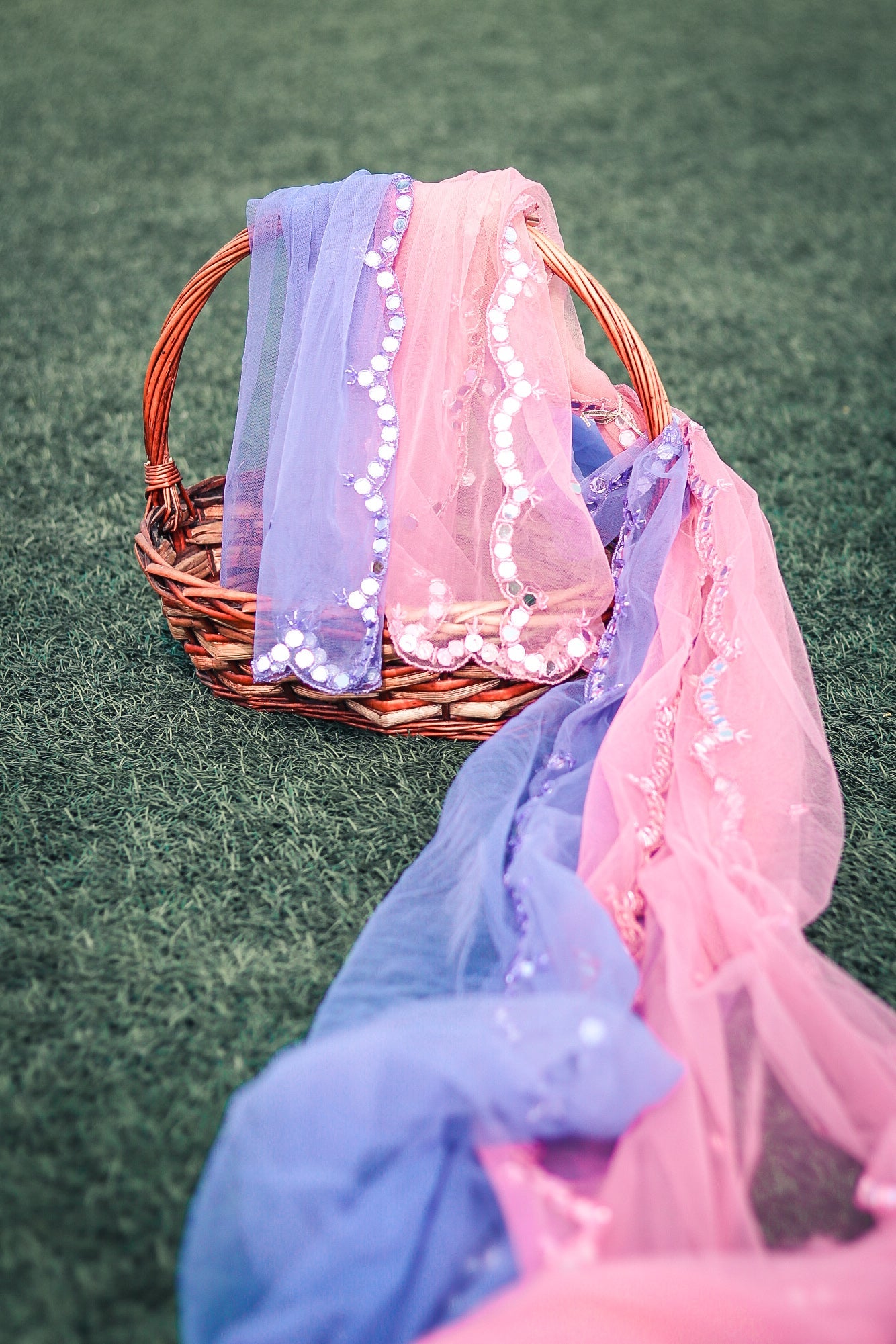 mirrored dupatta