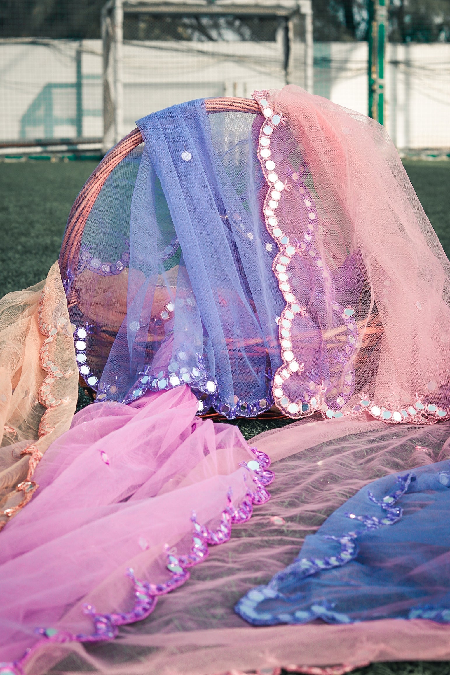 mirror work dupatta