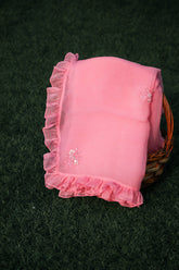Pink Frill Dupatta