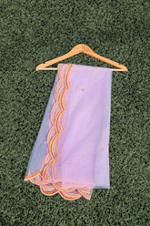 Handwork Scallops Dupatta