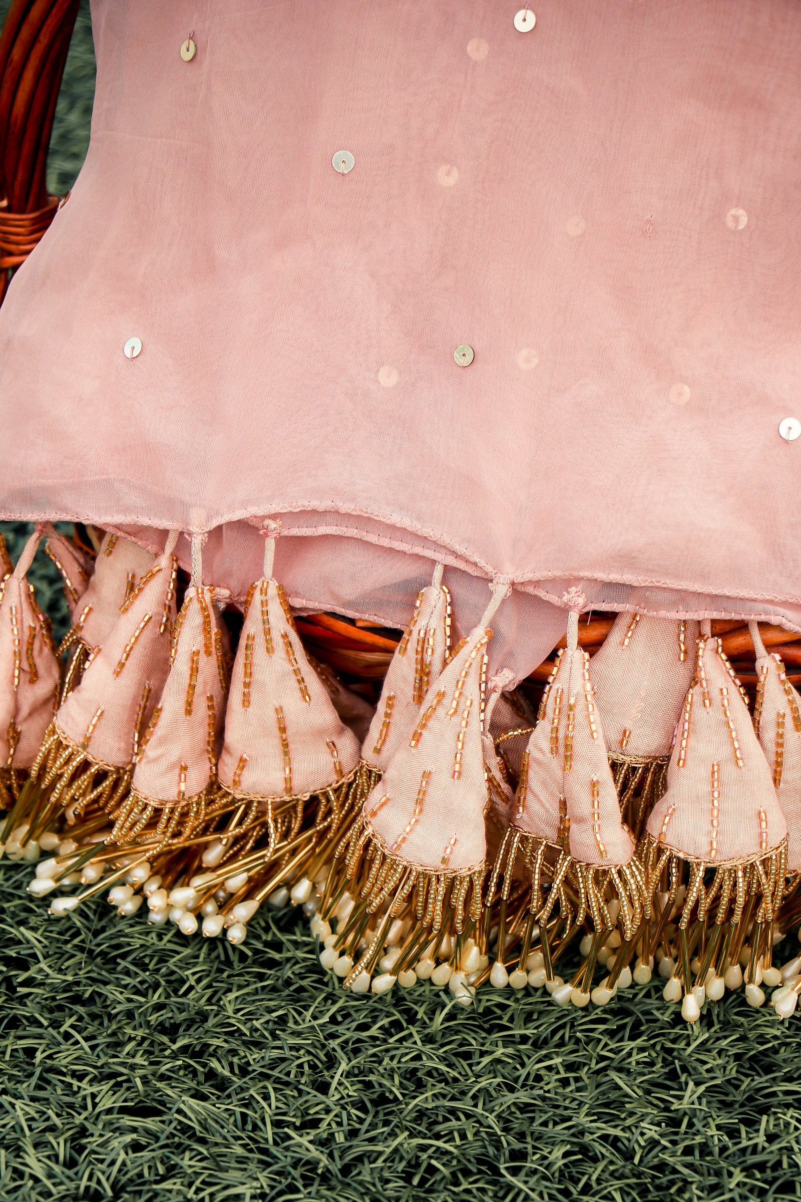 Dupatta with Tassels