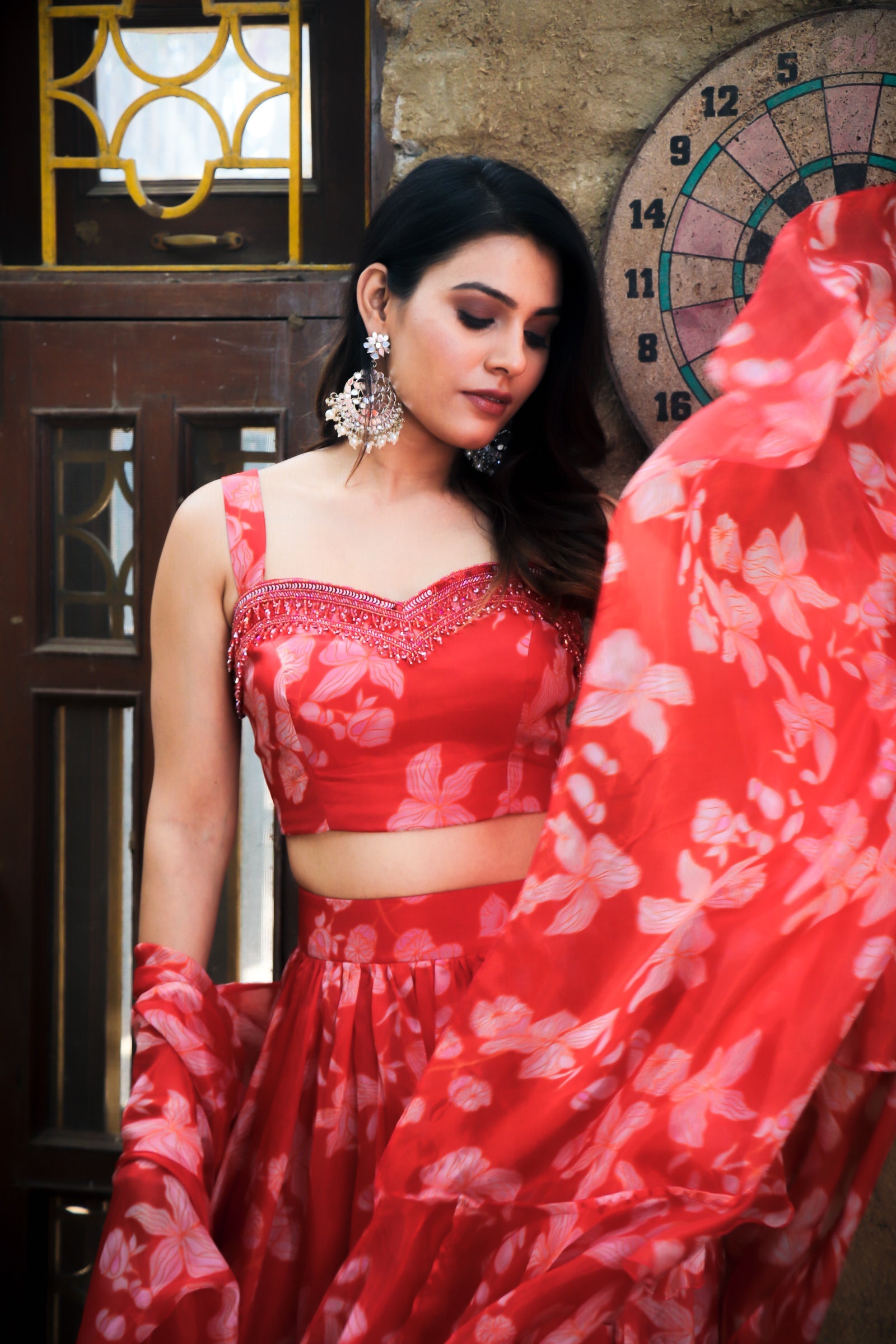 floral Lehenga