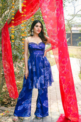 Coordset Top with Bell Bottom Pant