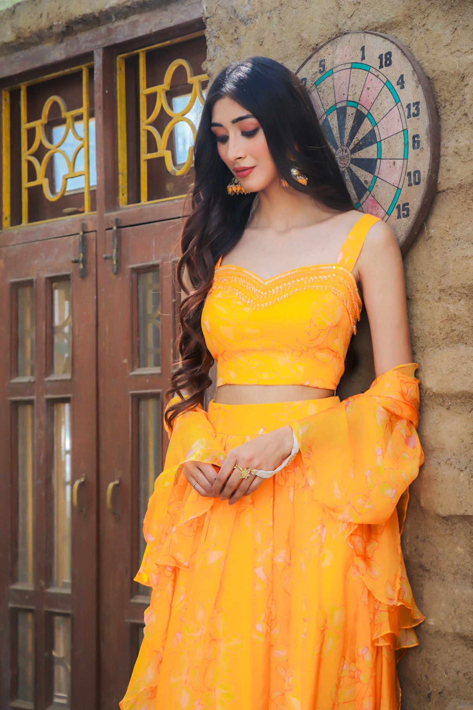 Indo Western lehenga