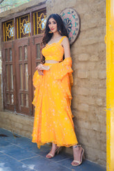 yellow outfit for wedding