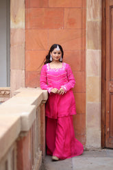 Peplum Top and Kali Plazzo