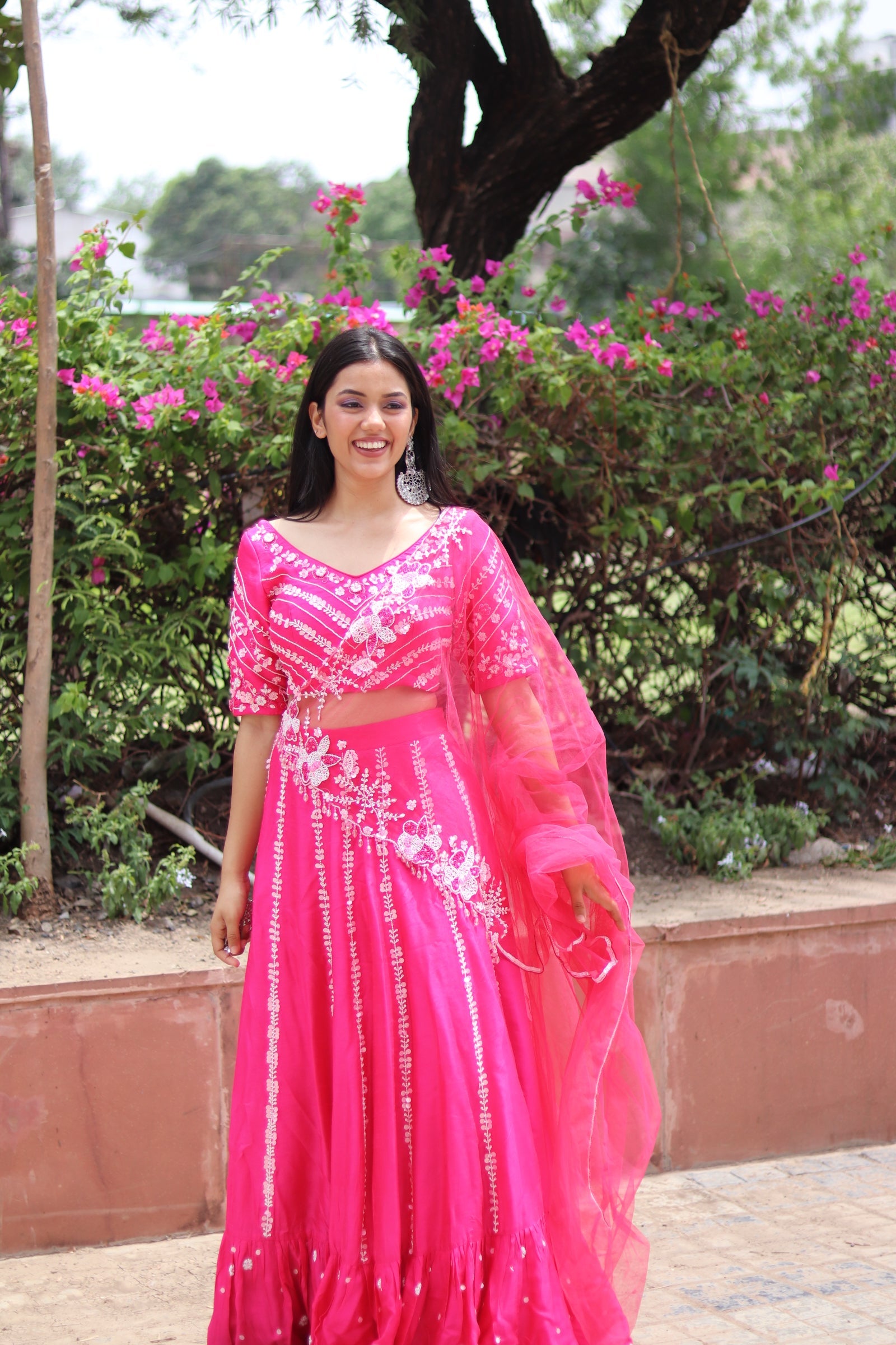 Pink Lehenga Set for Diwali